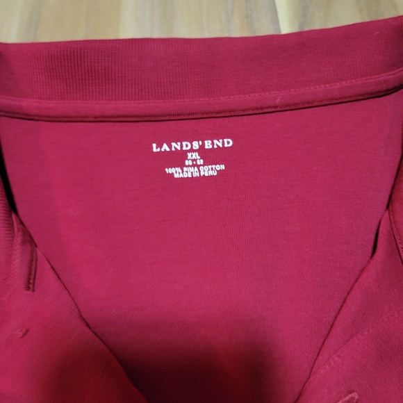 Lands end long sleeve Cotton Shirt mens size xxl - Picture 2 of 2